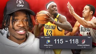 I Watched Pascal Siakam’s First Game As A Pacer… [upl. by Kadner163]