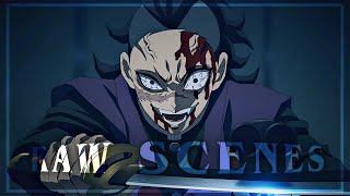 Genya Shinazugawa  Raw Scenes  Demon Slayer  S3EP4 [upl. by Frodina]