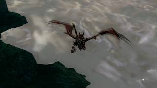 Hellkite Dragon flight at the Undead Burg [upl. by Casady]