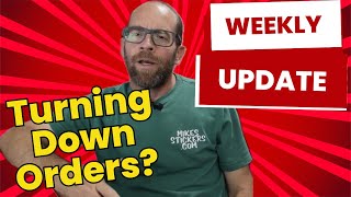 Weekly Update Turing Down Orders [upl. by Geerts]