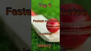 Top 5 fastest centuries in cricket history [upl. by Eleanor]