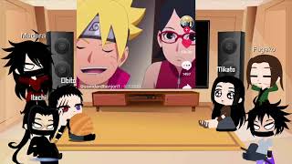 💜✨UCHIHA CLAN reacts to BORUSARA Boruto Appears 😱 [upl. by Winograd]