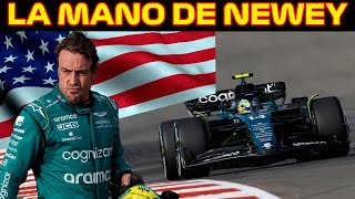 FERNANDO ALONSO Y SU NUEVO AMR24 EN EL GP F1 AUSTIN 2024 ¿VEREMOS LA MANO DE NEWEY EN LAS MEJORAS [upl. by Odraboel]