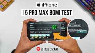 iPhone 15 Pro Max 90FPS Pubg Test Heating and Battery Test  Shocking Results 😱 [upl. by Ammeg]