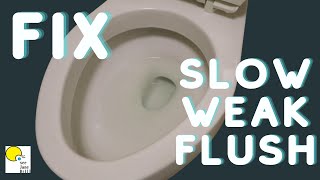 FIX a Weak Flushing TOILET [upl. by Napier699]