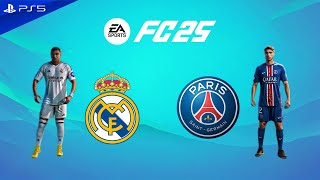 FC 25  Real Madrid vs PSG Ft Mbappe Dembele  UEFA Champions League  PS5™ 4K60 [upl. by Annoek]