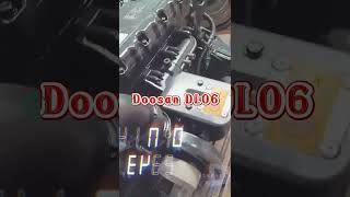 Doosan DL06 excavator engine mechanic doosan engine shorts [upl. by Kask]