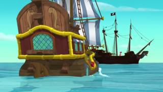 Jakes Never Land Pirate School  Go Bucky Go  Disney Junior [upl. by Allys]