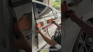 Technique Of Repairing Dents On Car Doors While Preserving The Original Paint Of The Vehicle [upl. by Fondea]