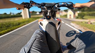 KTM EXC 350 SUPERMOTO TEST [upl. by Eelrahs]