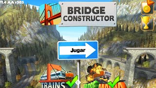 Bridge Constructor  Full Walkthrough [upl. by Garvy379]