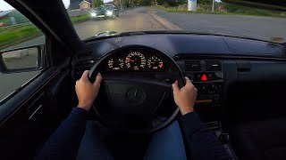 1998 Mercedes Benz EClass W210 E230 Elegance  pov night drive [upl. by Rundgren692]