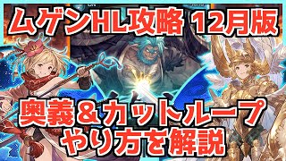 【滅尽剣 集めに】ムゲンHL 簡単攻略。全工程、奥義ループとカットループのやり方を詳細に解説【グラブル】 [upl. by Anelra46]