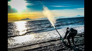 Chasing Halibut With The Bait Cannon Under The Midnight Sun [upl. by Llenwahs]