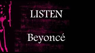 Listen  Beyoncé  Lower Key Karaoke 5 [upl. by Neved]