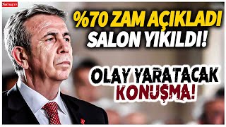 Mansur Yavaş p zammı açıkladı salon yıkıldı Olay yaratacak konuşma [upl. by Bellis]