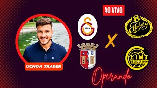 TRADE ESPORTIVO OPERANDO AO VIVO GALATASARAY X ELFSBORG BRAGA X BODO [upl. by Acira]