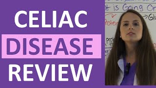 Celiac Disease Symptoms Pathophysiology Diet Nursing NCLEX Lecture [upl. by Annaiv222]