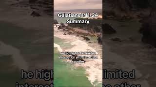 Galatians 11124 Summary christian biblestudy biblesummary galatians thetruegospel [upl. by Cordy]