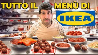 MANGIO TUTTO IL MENÙ DELL’IKEA  Ci son rimasto male [upl. by Odnalo523]