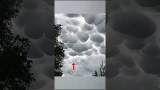 What Is Mammatus Cloud 😱shorts [upl. by Radmen309]