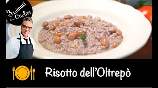 Risotto dellOltrepo con Bonarda e borlotti  3 minuti in cucina  Stefano Zago [upl. by Haceber]