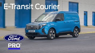 Ford’s AllNew AllElectric ETransit Courier Powers Big Productivity  Ford UK [upl. by Aleyak408]