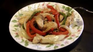 Fajitas de Pollo  Recetas en Casayfamiliatv [upl. by Enyawud175]