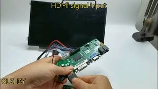 MNT686763 For 765 inch LCD AD machine display monitor industrial controlboard HDMI VGA DVI audio [upl. by Oicirbaf]