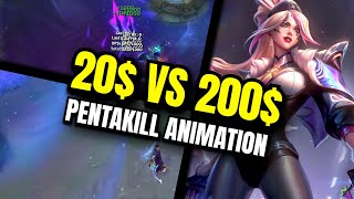 PENTAKILL ANIMATION FOR 20 VS 200  League of Legends [upl. by Andriana218]