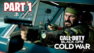 Call of Duty Black Ops Cold War PS5 Campaign Gameplay Walkthrough Part 1 [upl. by Oidgime]