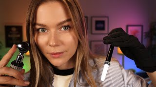 ASMR Ear Exam Ear Cleaning amp Hearing Test with My Assistant Medical RP Personal Attention [upl. by Limaa]