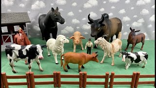 Wild Animals Attacks Farm Animals Compilation  Lion Fox Tiger Cows Bison Sheep Goat Elephant [upl. by Carlita60]