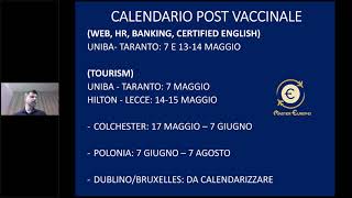 Nuovo calendario didattico post vaccinale webinar [upl. by Hebert389]