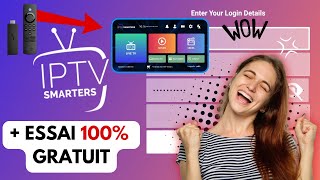 COMMENT CONFIGURER IPTV SMARTERS PRO SUR TOUS LES FIRESTICKS  DÉTAILS DE CONNEXION GRATUITS [upl. by Eibbil412]