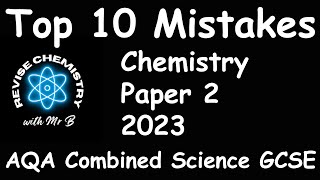 AVOID these Common Mistakes on GCSE Chemistry paper 2 [upl. by Ilojne]