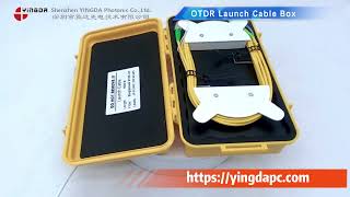 OTDR Launch Cable Box 1KM SC FC LC ST G652D Corning Fiber [upl. by Reiner]