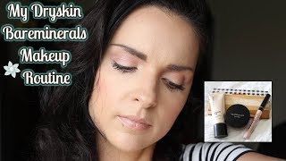 BAREMINERALS MAKEUP ROUTINE FOR EXTREMELY DRY SKIN  EVERYTHING BAREMINERALS [upl. by Medora]