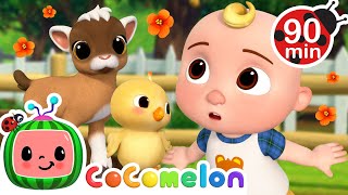 Learn Farm Animals with Baby JJ  CoComelon  Animals for Kids  Sing Along  Learn about Animals [upl. by Delores]