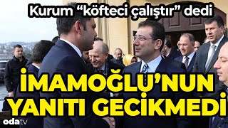 Kurum quotköfteci çalıştırquot dedi l İmamoğlu yanıtı Kasımpaşadan verdi [upl. by Derfiniw]