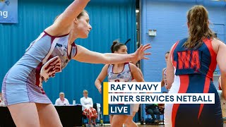 Inter Services Netball LIVE  RAF v Navy [upl. by Eaner]