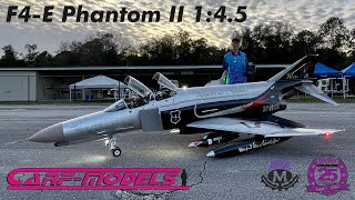 F4 Phantom II  CARF MODELS  HUGE RC JET PLANE  BY MAX CHRUBASIK  JETS OVER DELAND [upl. by Hurst]