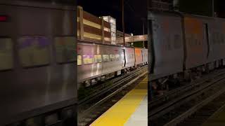 Night time Mineola departure ridingtrainsaround nyctransit train lirr [upl. by Aziul]