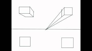 How To Draw Cubes And Rectangular Solids In One Point Perspective [upl. by Einaj]