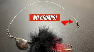 How to Tie Fluorocarbon Musky amp Pike Leaders The Easy Method [upl. by Loralee]