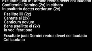 Exultate Justi in Domino by SAnKTUM with Lyrics [upl. by Grishilda]