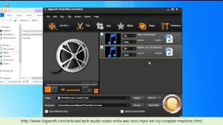 Split Video and Audio M4A MP3 AAC MOV MP4 etc Based on Chapter Marker [upl. by Maharva296]