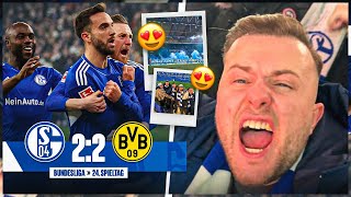 JAAAAAA 😍💙 Schalke vs Dortmund DERBY STADION VLOG 🏟️ [upl. by Kessel]