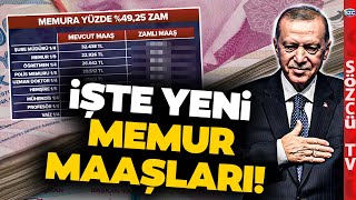 Meslek Meslek Memur Zammı Tablosu En Düşük Memur Maaşı Ne Kadar Oldu [upl. by Stead]