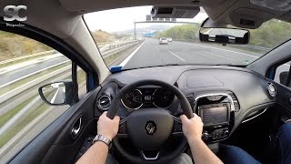 Renault Captur 15 dCi 2016 on German Autobahn  POV Top Speed Drive [upl. by Ced]